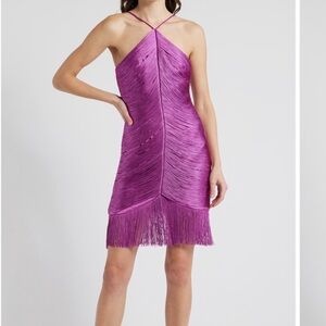 Saylor Vianne Fringe Cocktail Dress